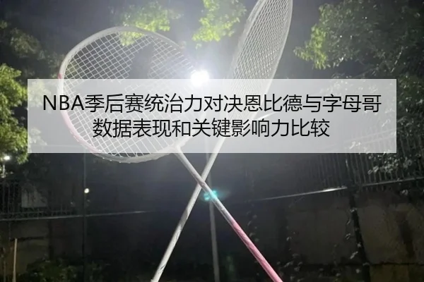 NBA季后赛统治力对决恩比德与字母哥数据表现和关键影响力比较